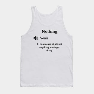 Funny habits definition Tank Top